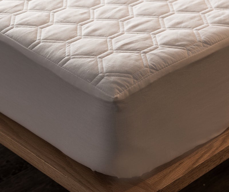 Hani Minna Premium Quilted Fitted Mattress Pad Protector Made with Natural Combed Cotton - Cooling and Breathable Mattress Topper (California King) - Image 3